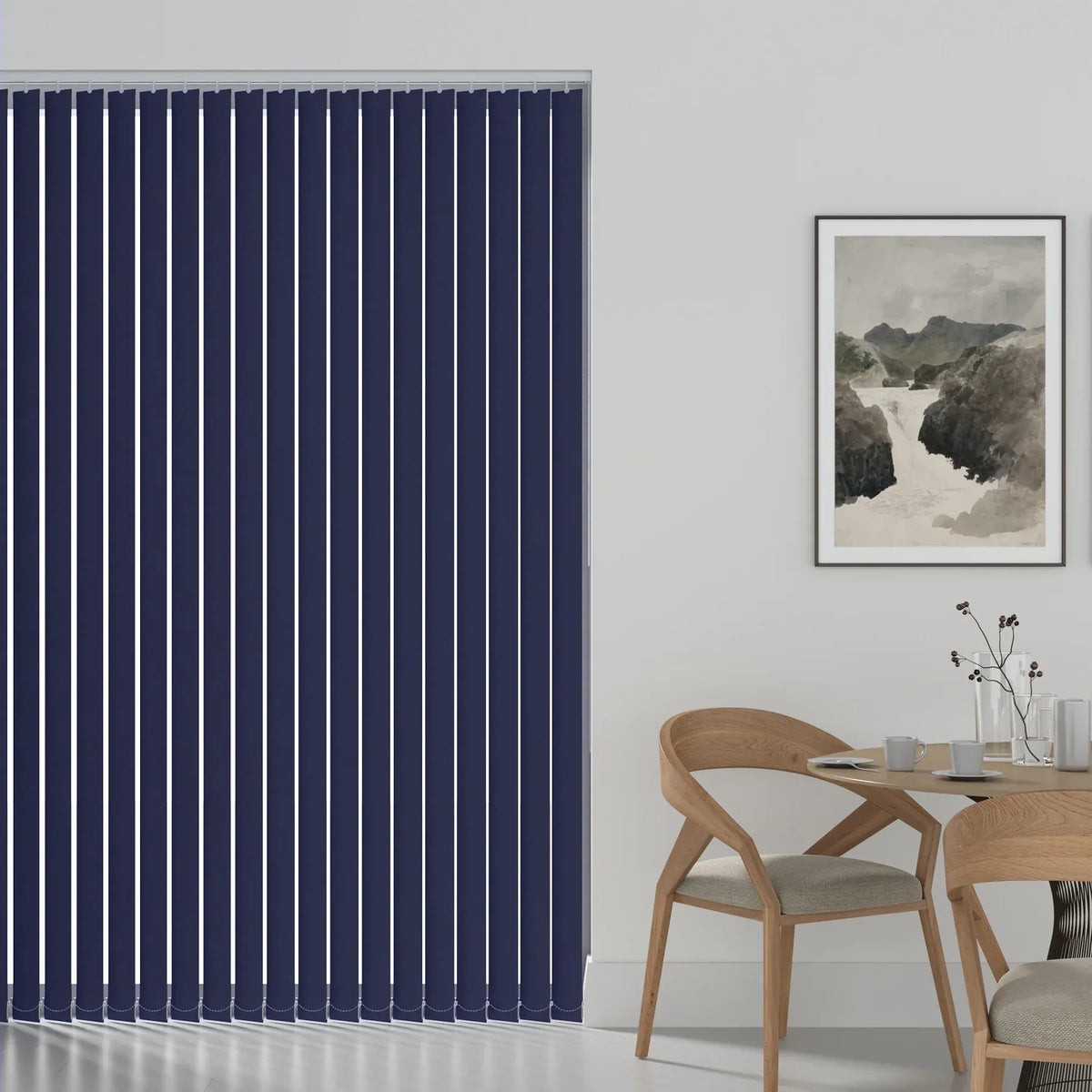 Palette Fr Dark Blue Vertical Blind