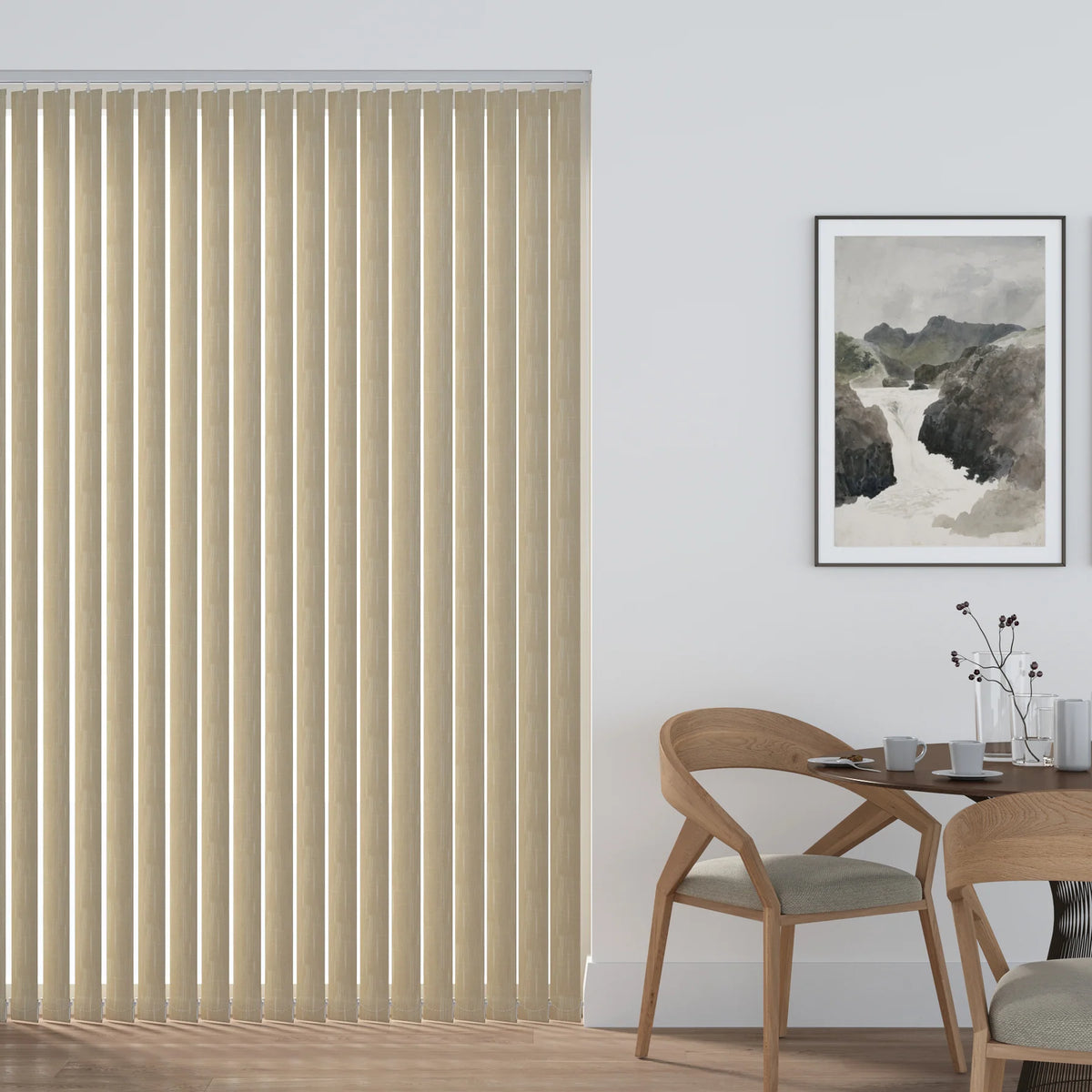 Shantung Champagne Vertical Replacement Blind Slat