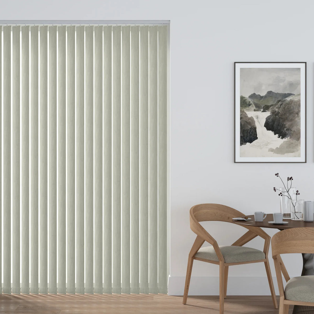 Shantung Leaf Vertical Blind