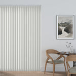 Shantung White Vertical Blind