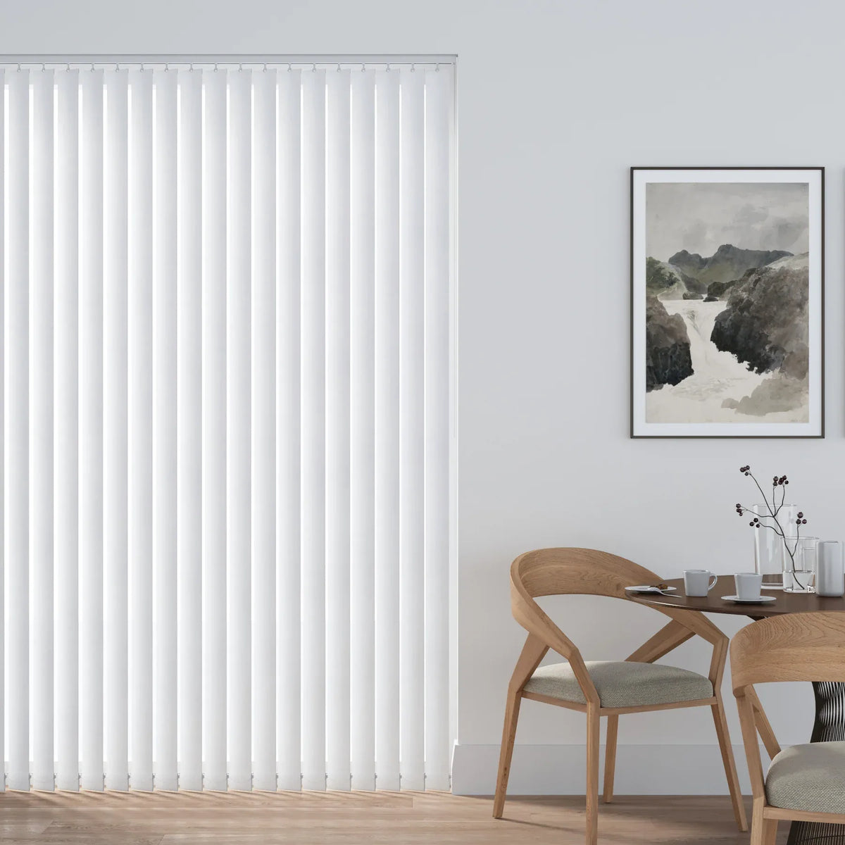 Atlantic White Vertical Blind