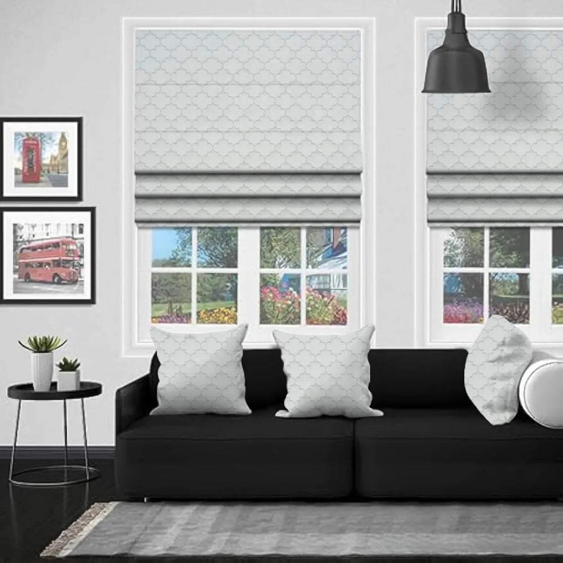 EB Alhambra Ivory Roman Blind