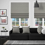 EB Alhambra Silver Roman Blind