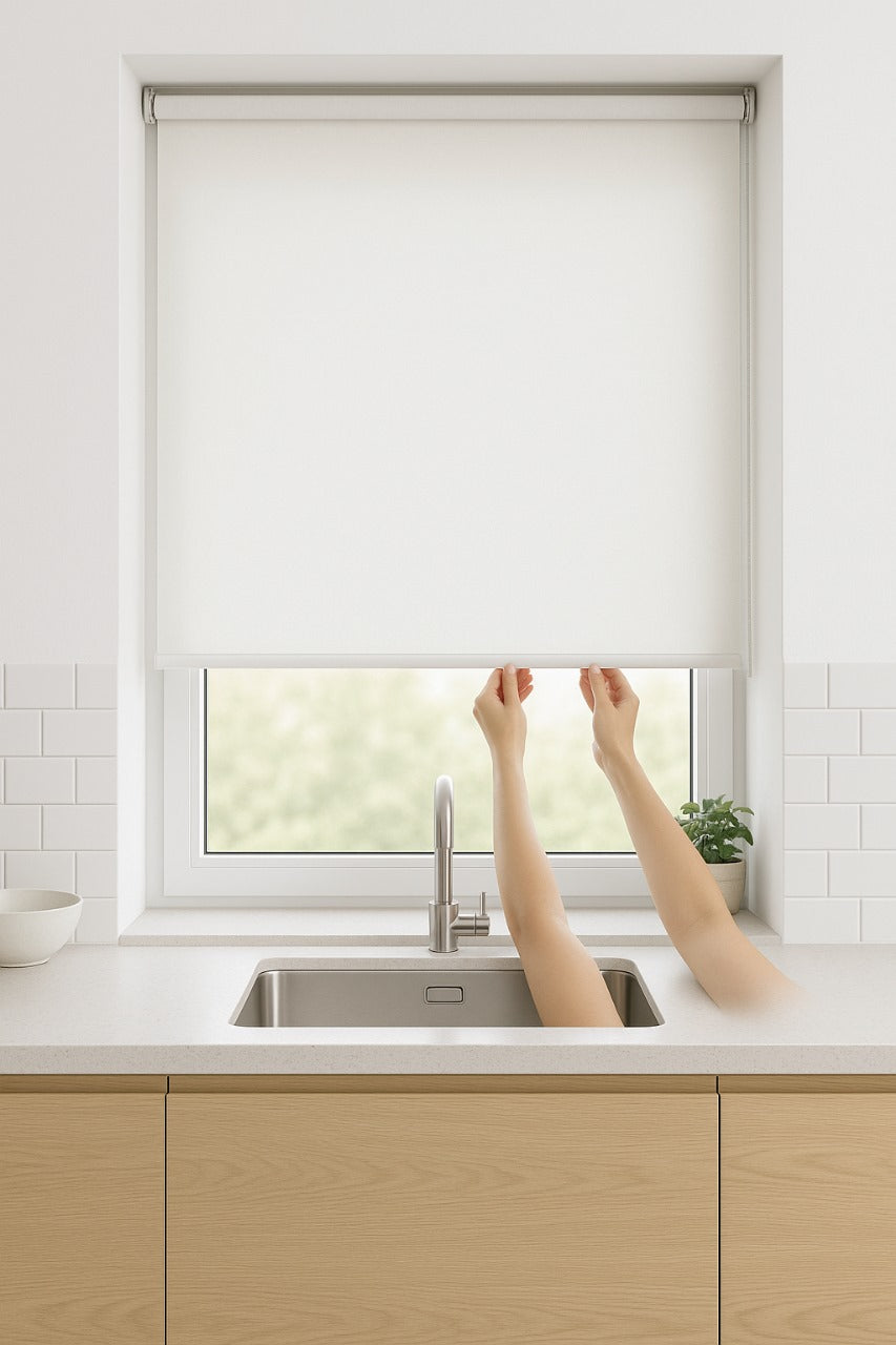Alta Blackout Frost Roller Blind