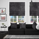 EB Ankara Charcoal Roman Blind