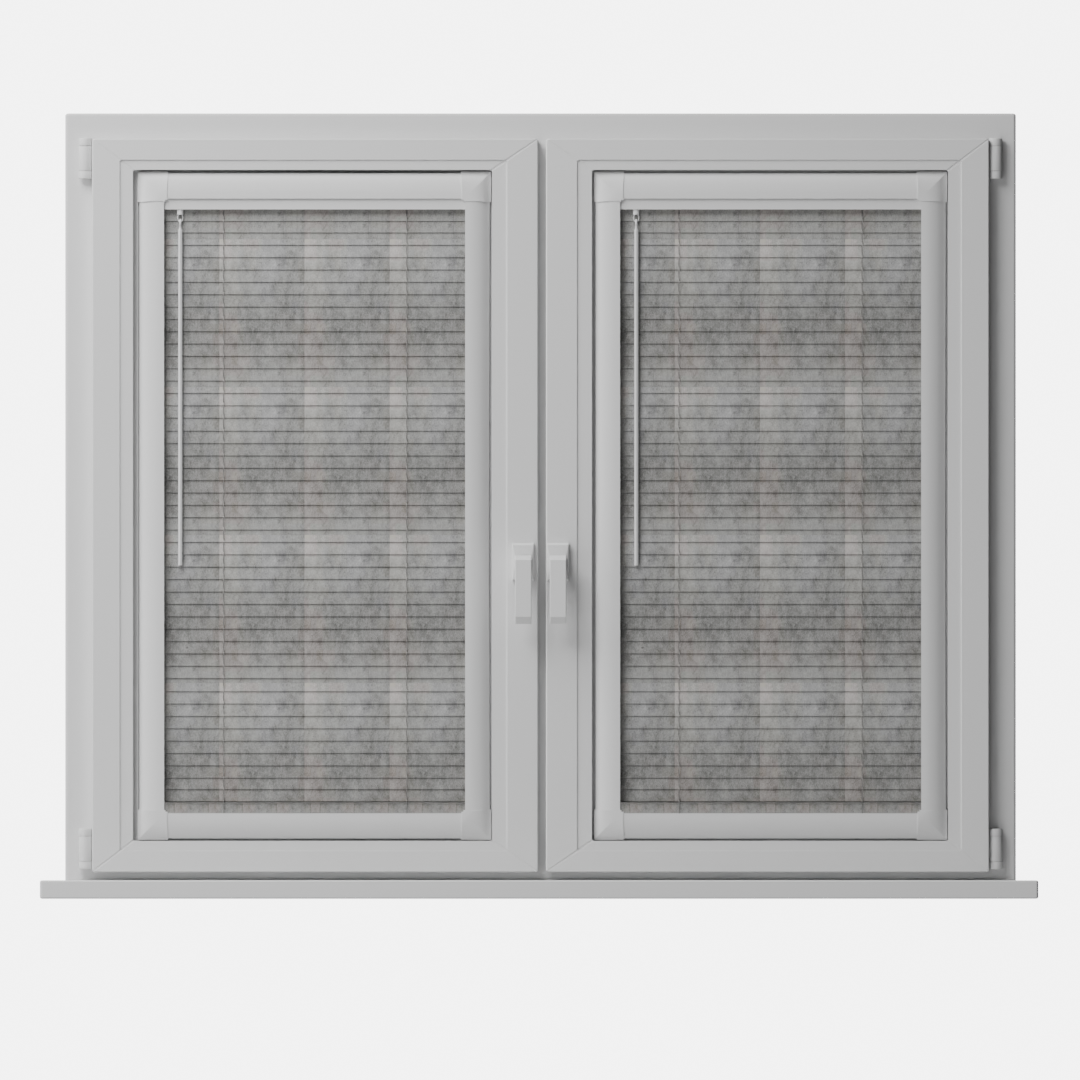 Perfect Fit No Drill Metal Blind - Antique Silver - 25mm