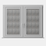 Perfect Fit No Drill Metal Blind - Antique Silver - 25mm