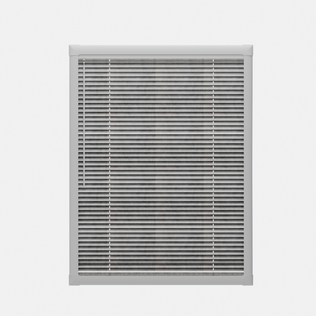 Perfect Fit Metal Blind - Antique Silver - 25mm