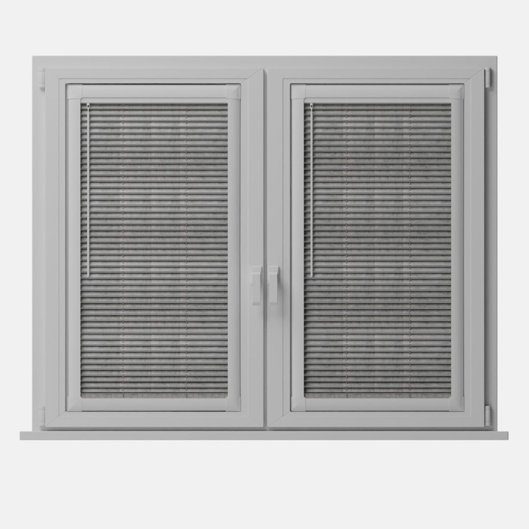 Perfect Fit Metal Blind - Antique Silver - 25mm