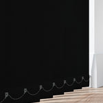 Aqualush Black Vertical Blind Slat