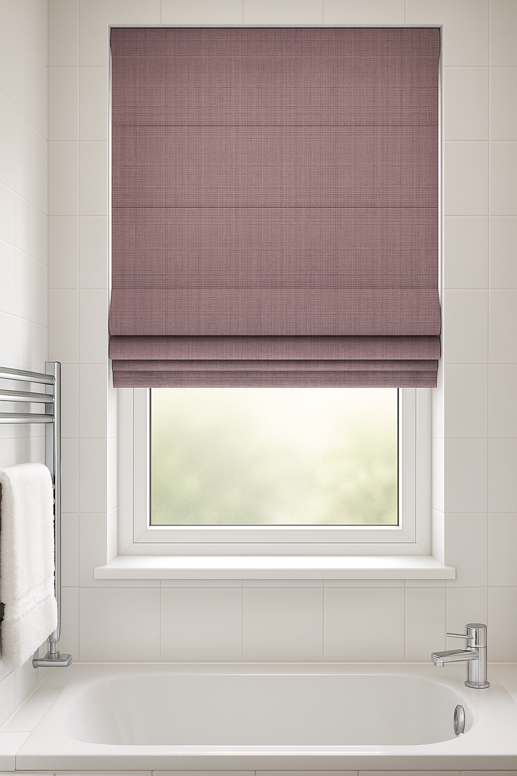 Arena Artisan Mauve Roman Blind
