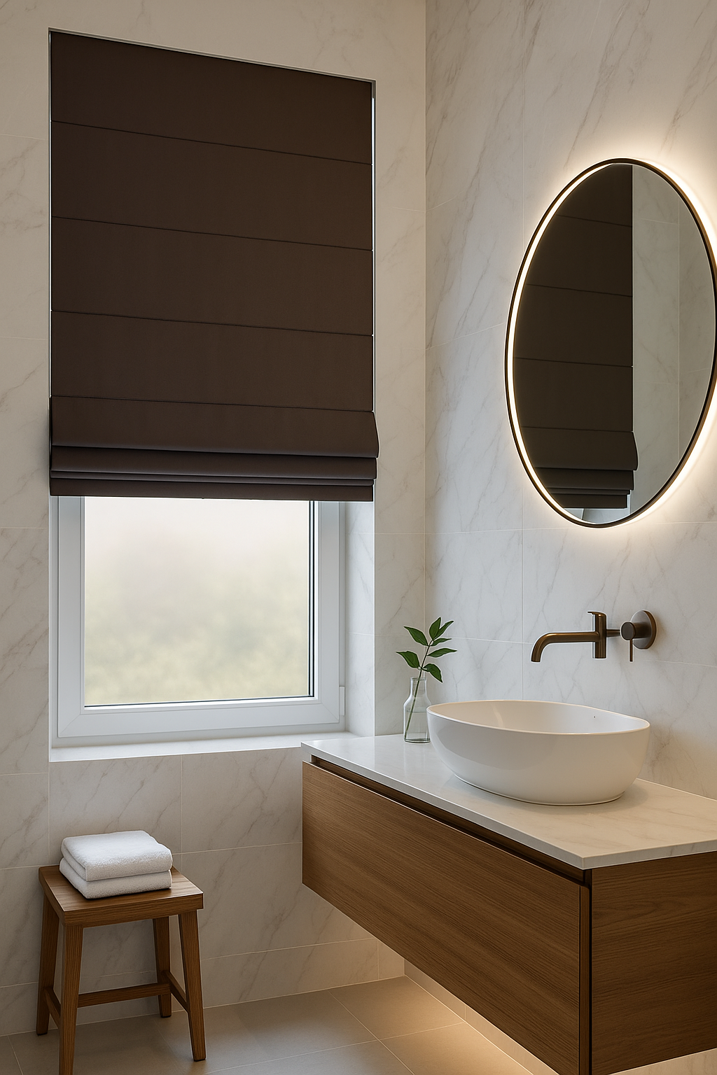 Arena Hampton Slate Roman Blind