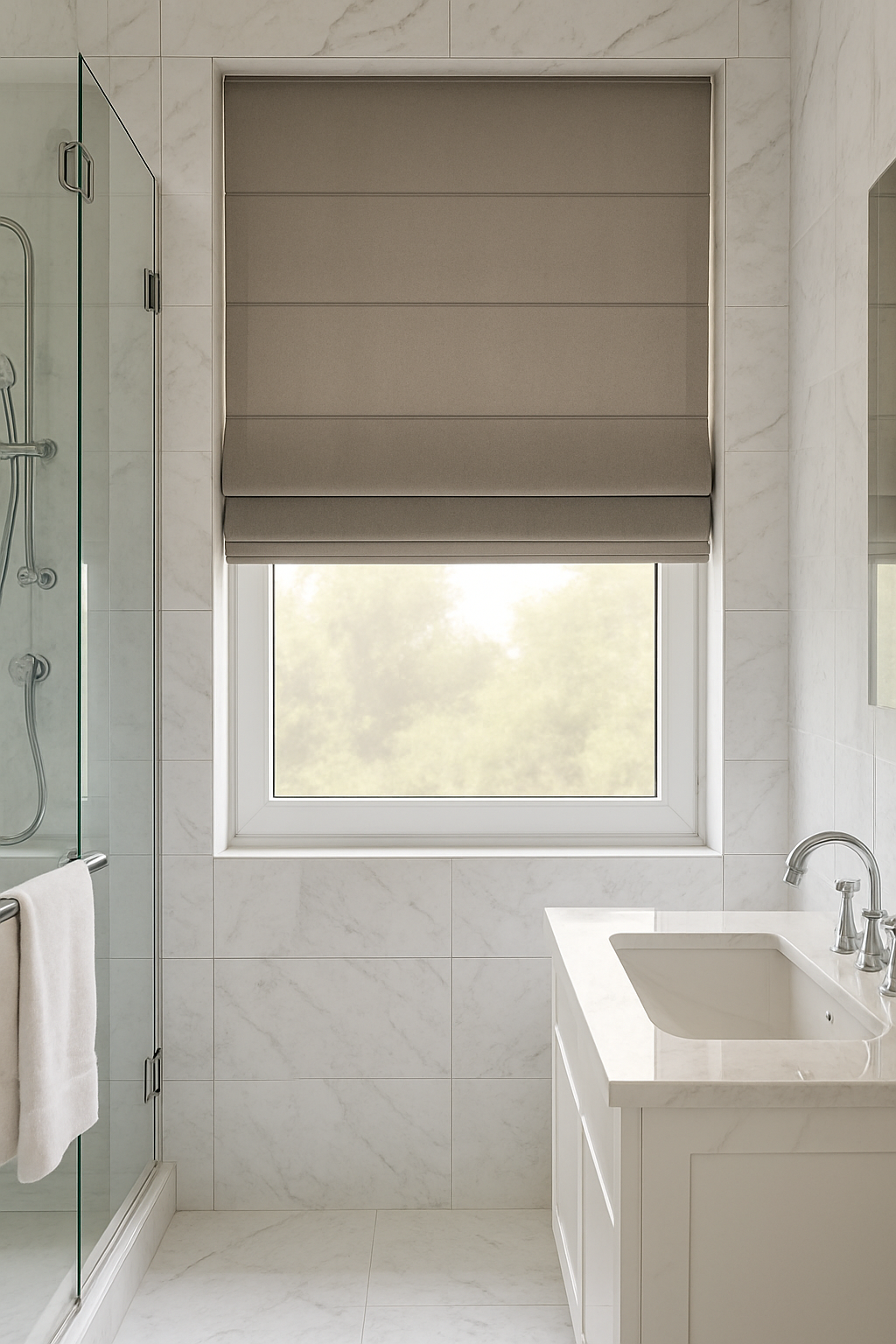 Arena Hampton Smoke Roman Blind