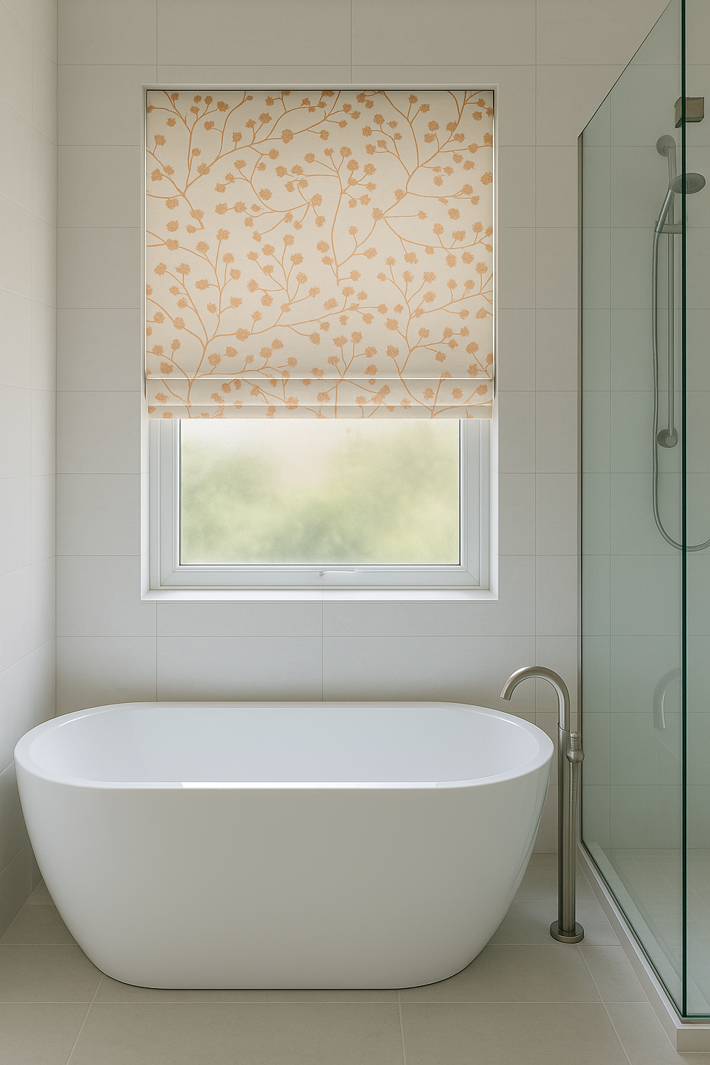 Arena Kyoto Rose Quartz Roman Blind