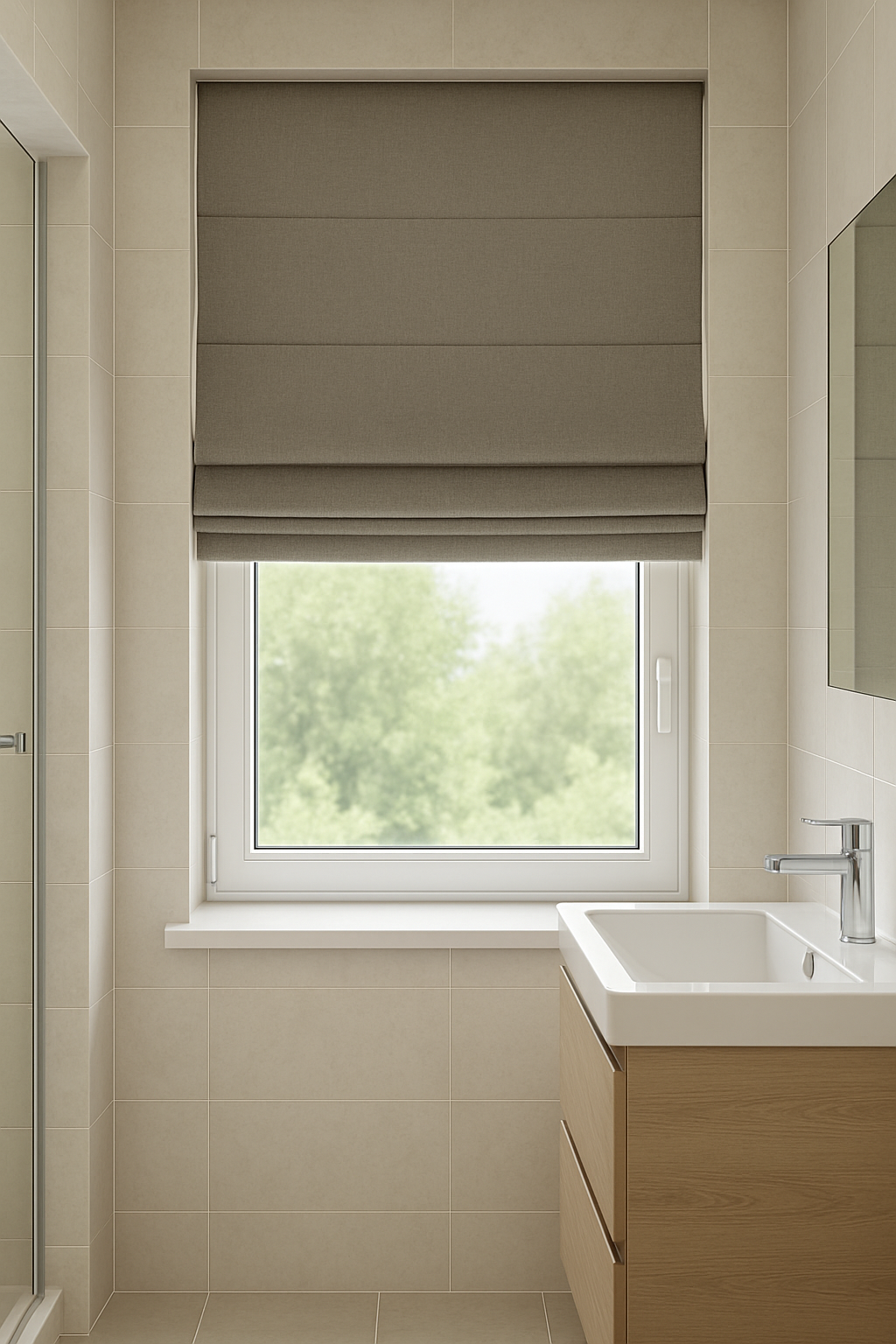 Arena Linaria Moleskin Roman Blind