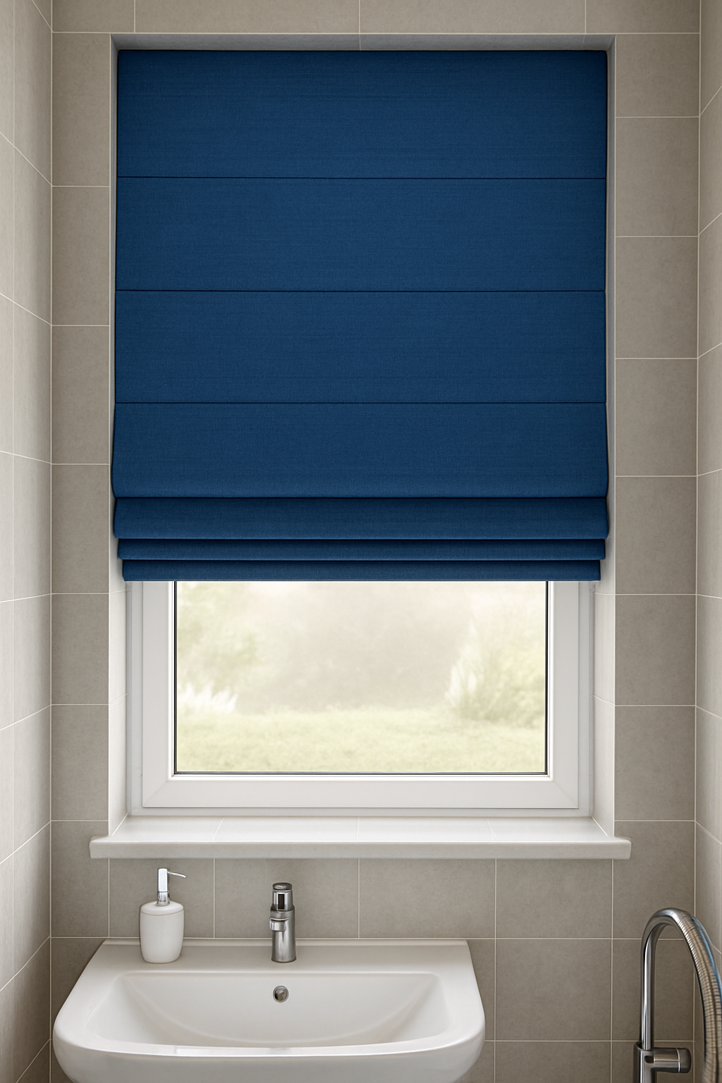 Arena Ambience Indigo Roman Blind