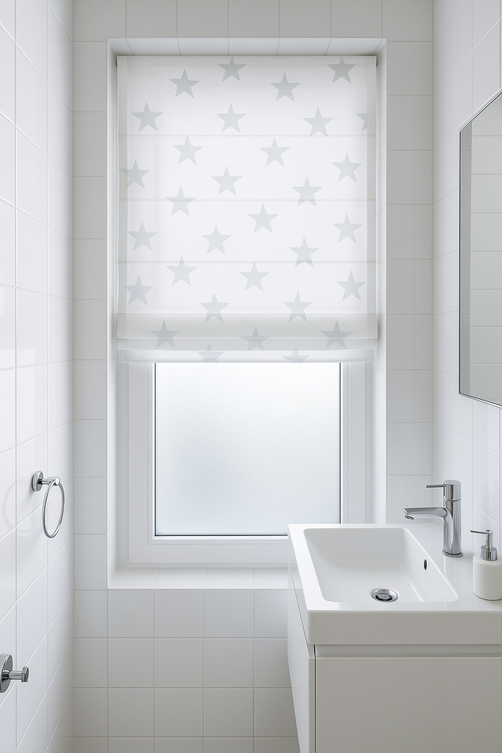 Arena Ariella Smoke Roman Blind