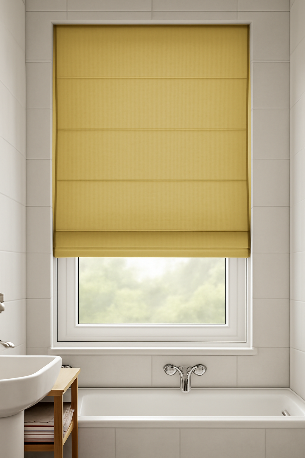 Arena Artisan Chartreuse Roman Blind