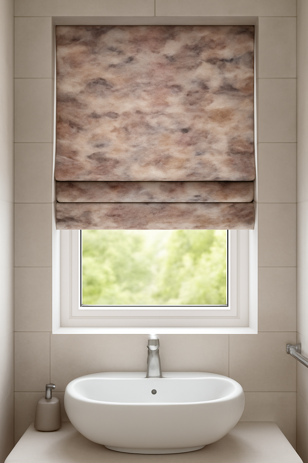 Arena Breathe Berry Roman Blind