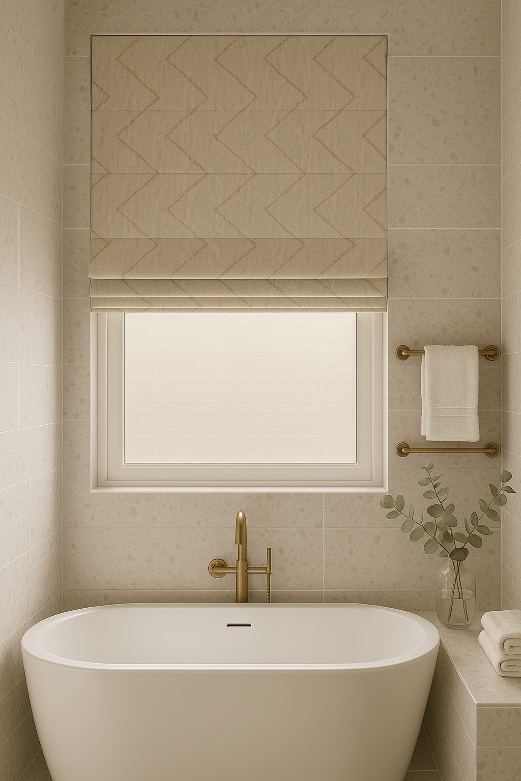Arena Chevro Glacier Roman Blind