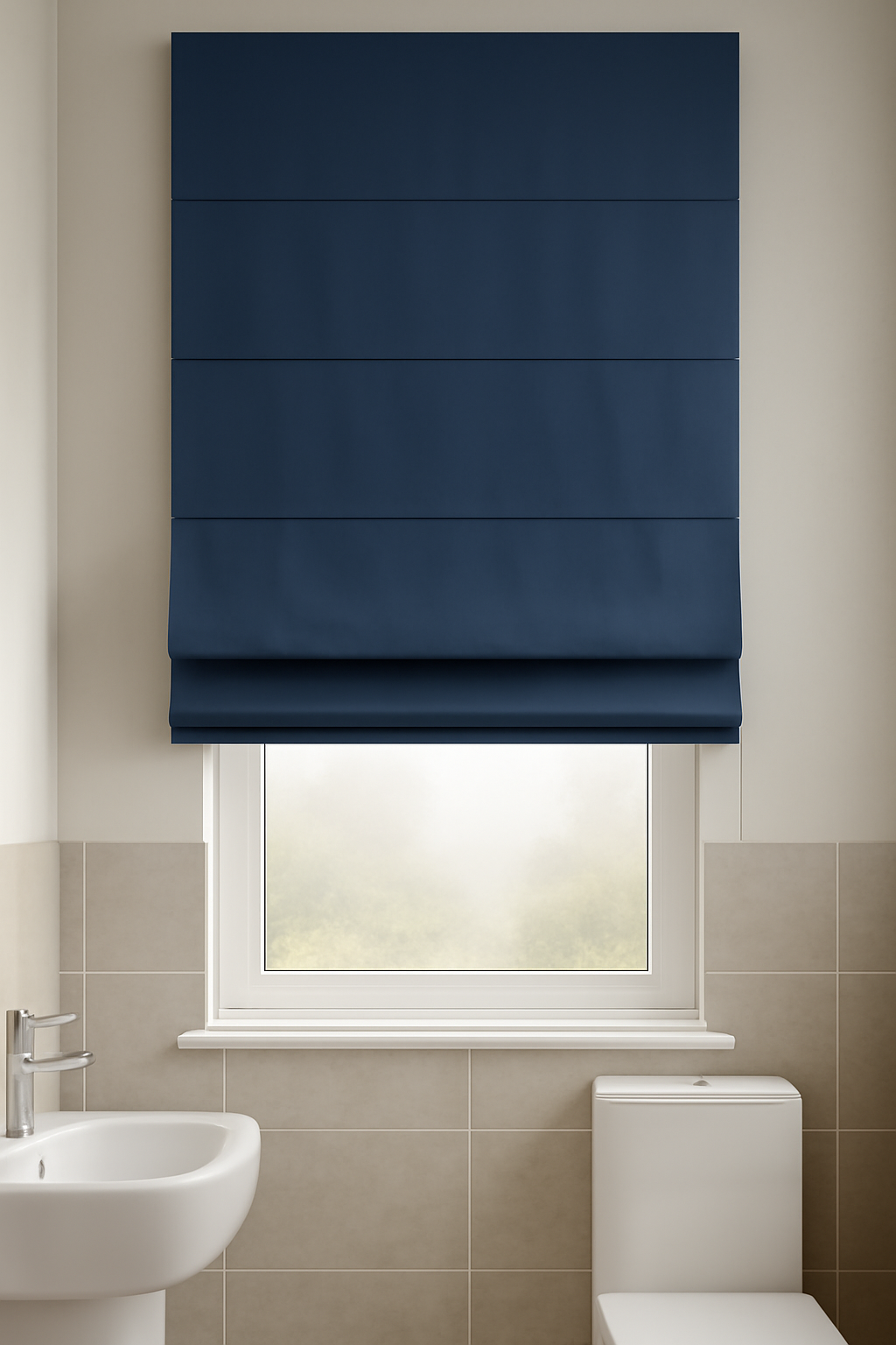 Arena Hampton Navy Roman Blind