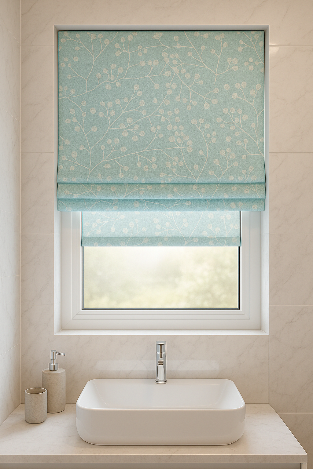 Arena Kyoto Seafoam Roman Blind