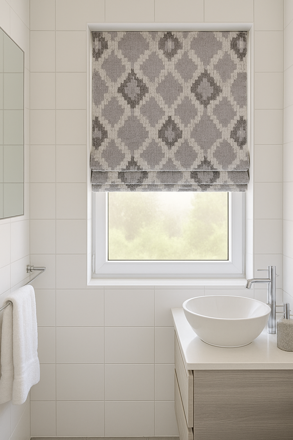 Arena Machu Slate Roman Blind