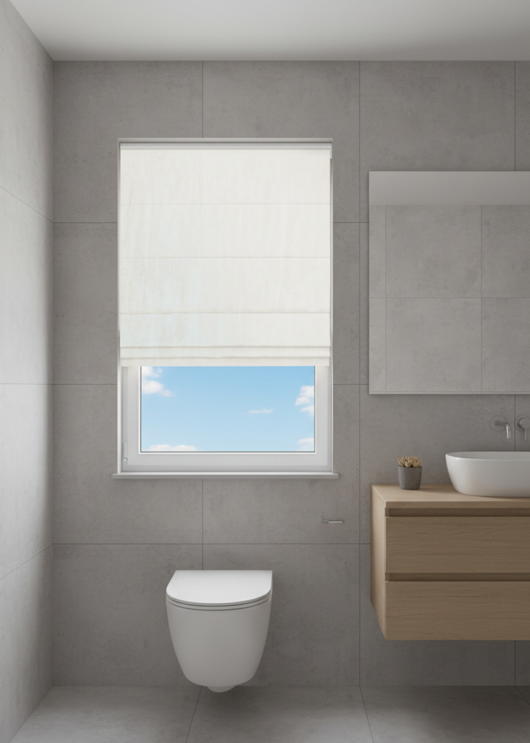 Arena Motion Ivory Roman Blind