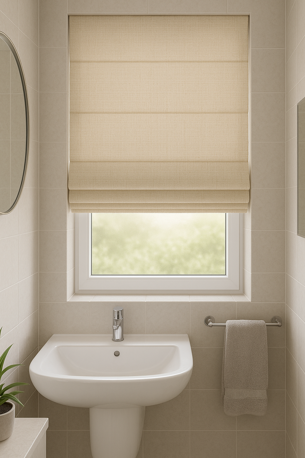 Arena Opulant Shimmer Roman Blind
