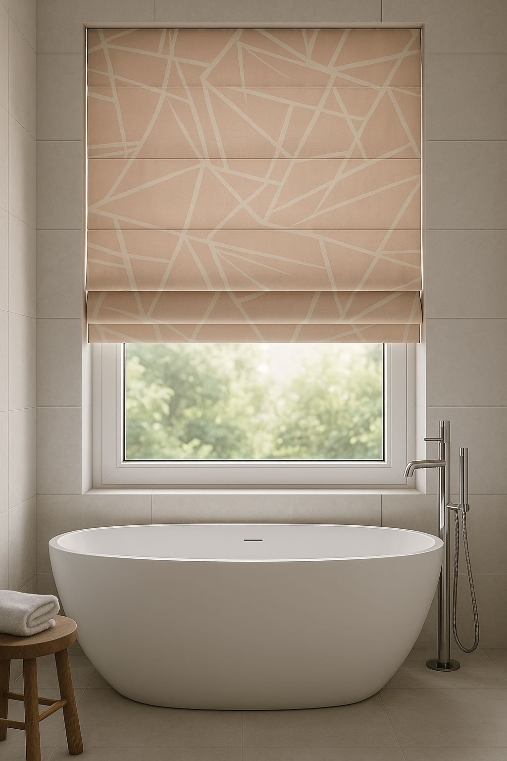 Arena Perspective Blush Roman Blind