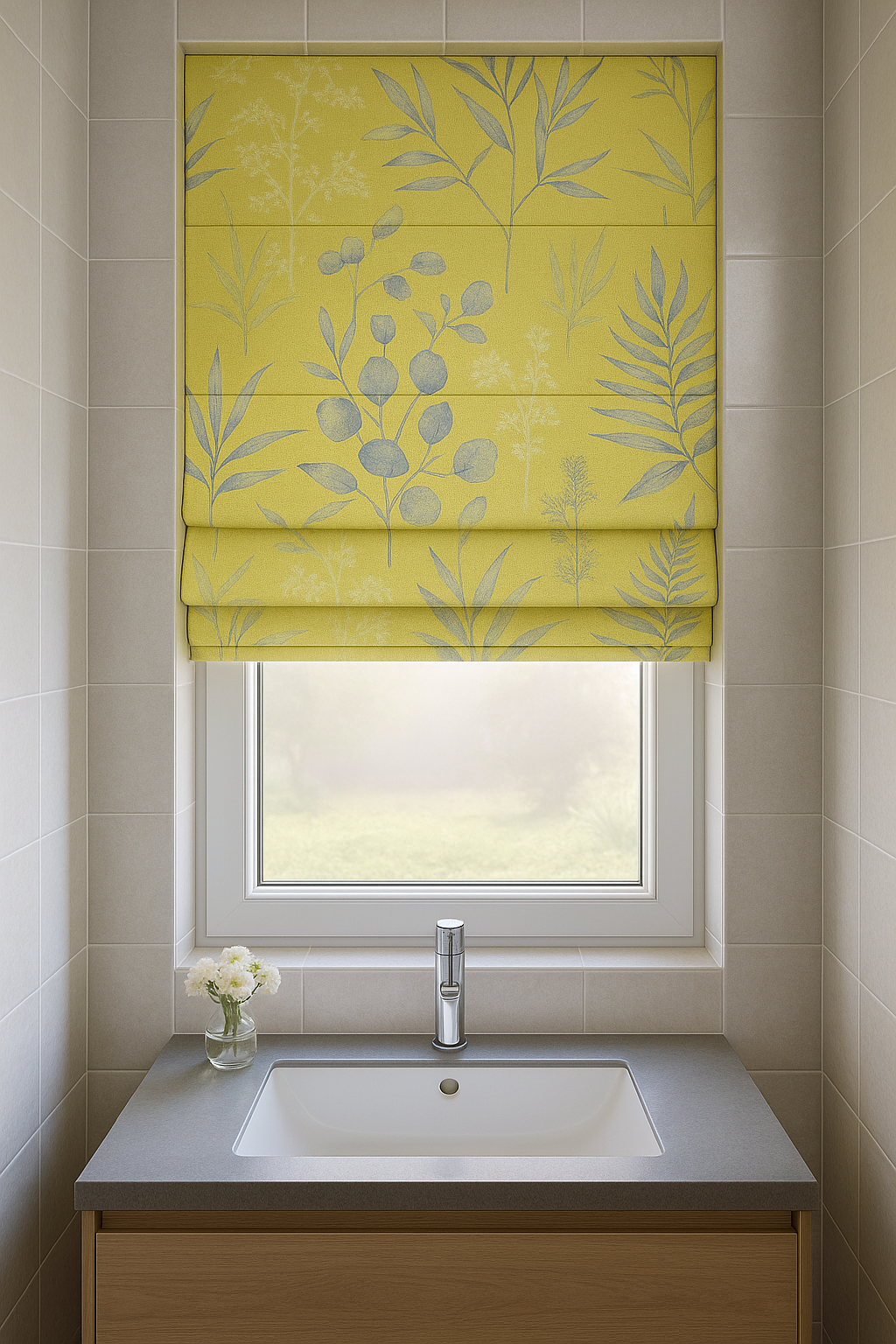 Arena Quinta Mustard Roman Blind