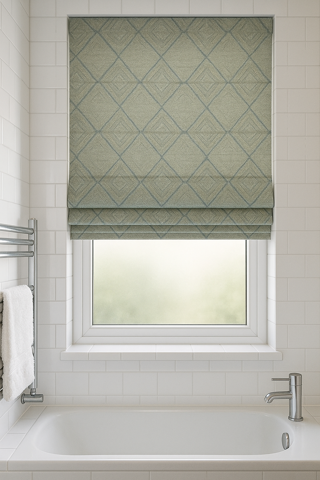 Arena Silva Mallard Roman Blind