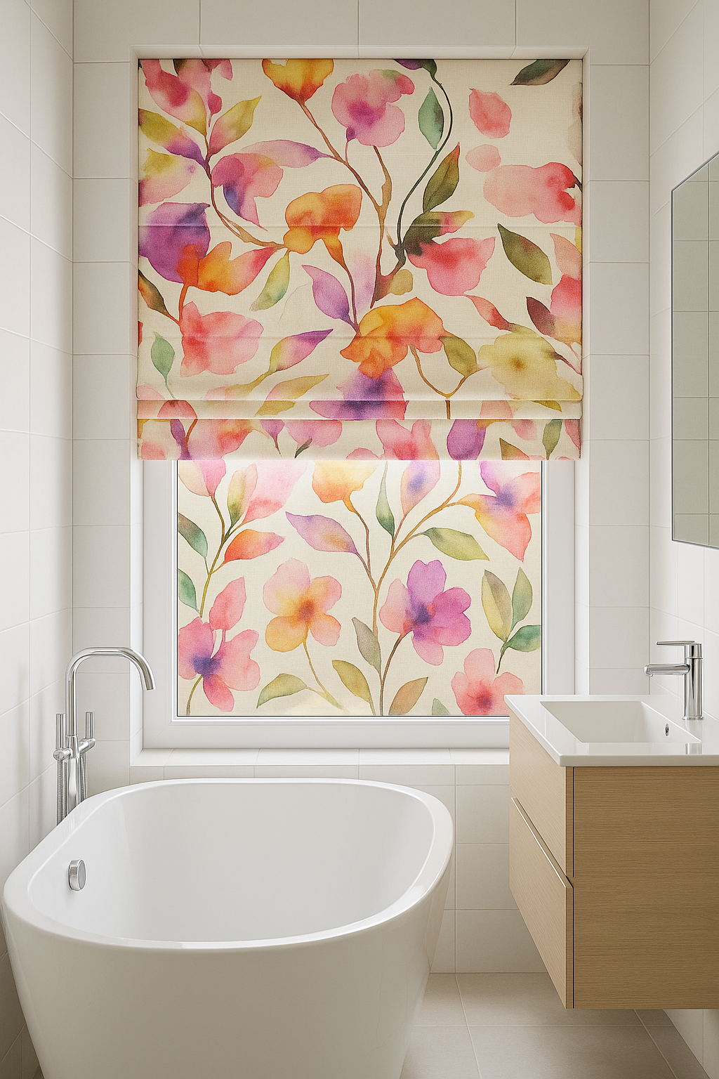 Arena Skyler Magenta Roman Blind