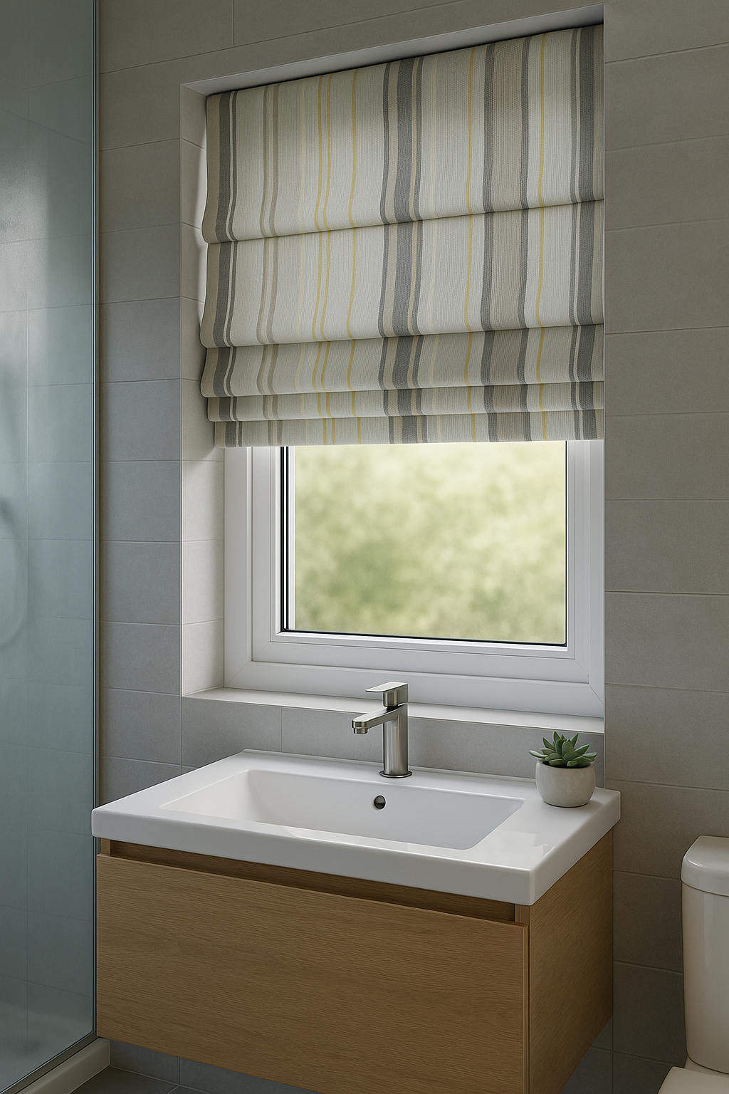 Arena Stamford Raven Roman Blind