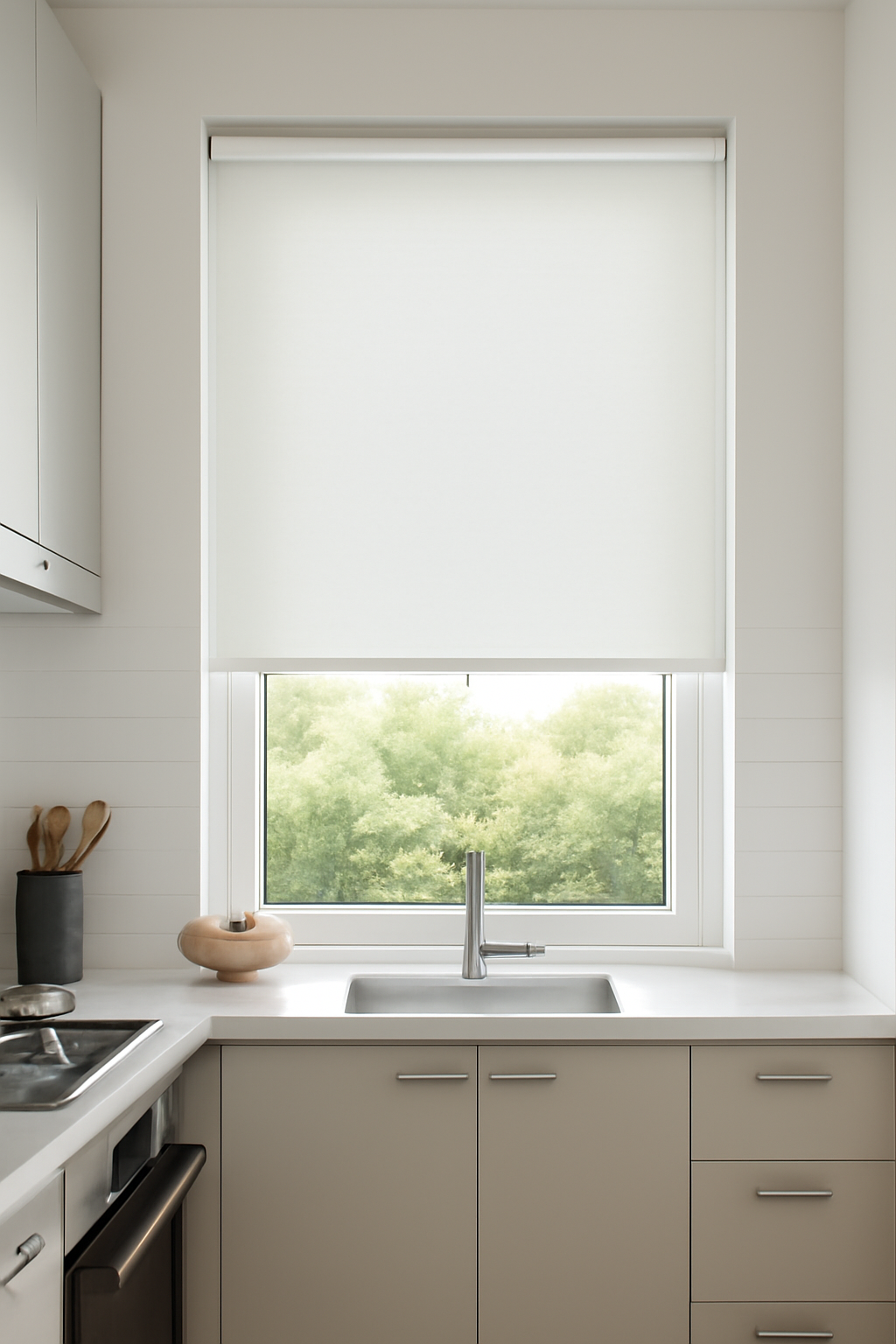 Arundel Ivory Electrical Roller Blind