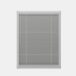 Perfect Fit No Drill Wooden Blind - Ash Grey - 25mm