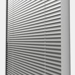 Perfect Fit No Drill Wooden Blind - Ash Grey - 25mm