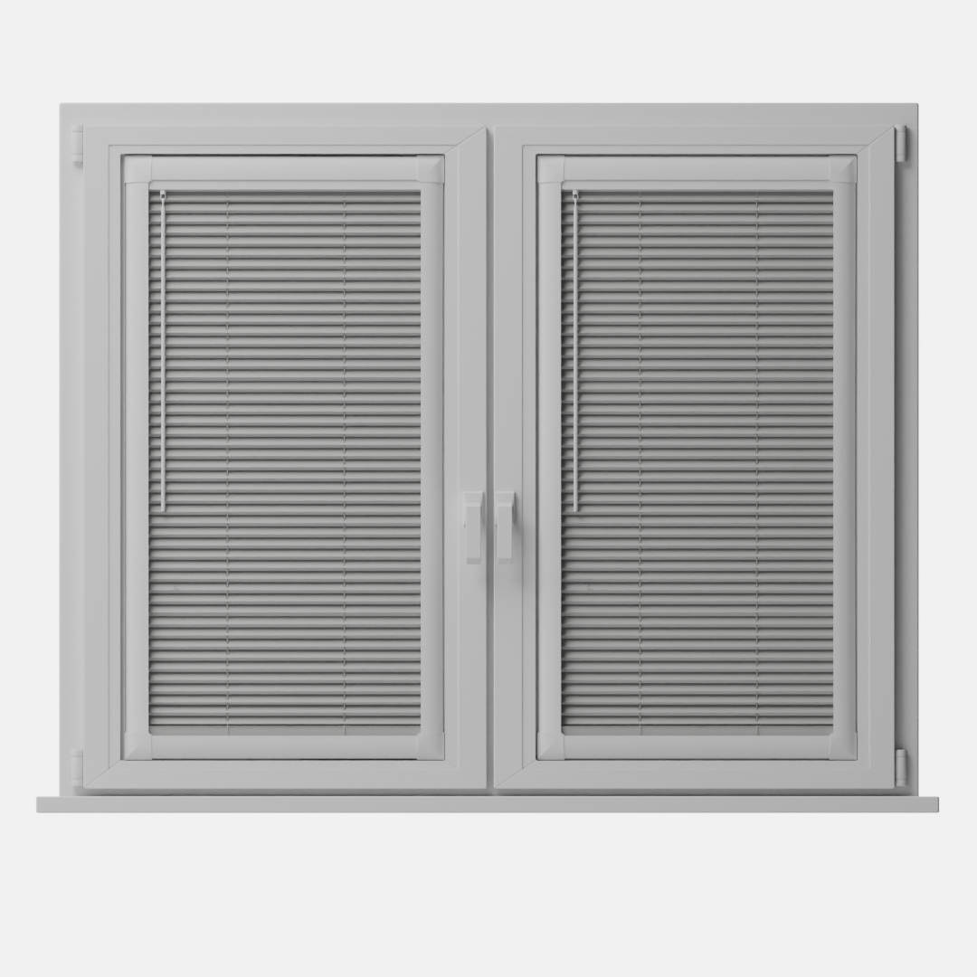 Perfect Fit Wooden Blind - Ash Grey - 25mm