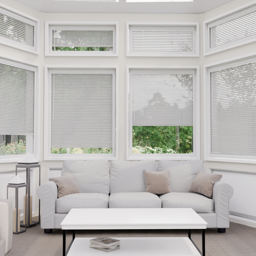 Perfect Fit Wooden Blind - Ash Grey - 25mm