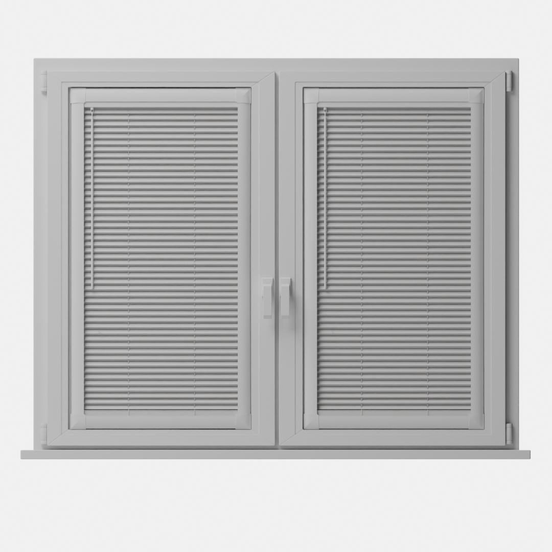 Perfect Fit Metal Blind - Ash - 25mm