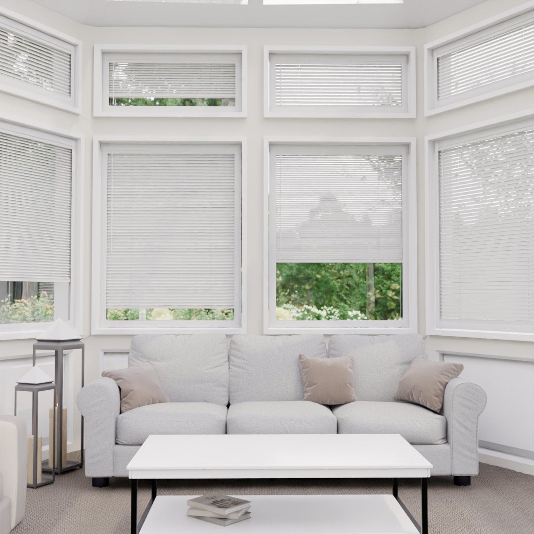 Perfect Fit Metal Blind - Ash - 25mm