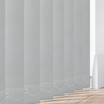 Atlantex Asc Silver Vertical Replacement Blind Slat