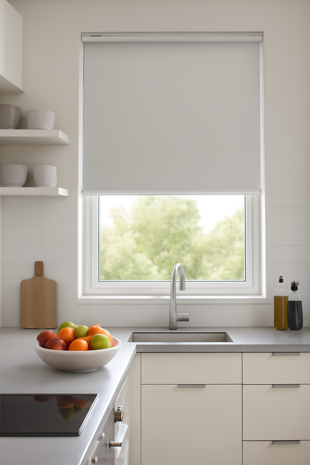 Atlantex Asc White Electrical Roller Blind