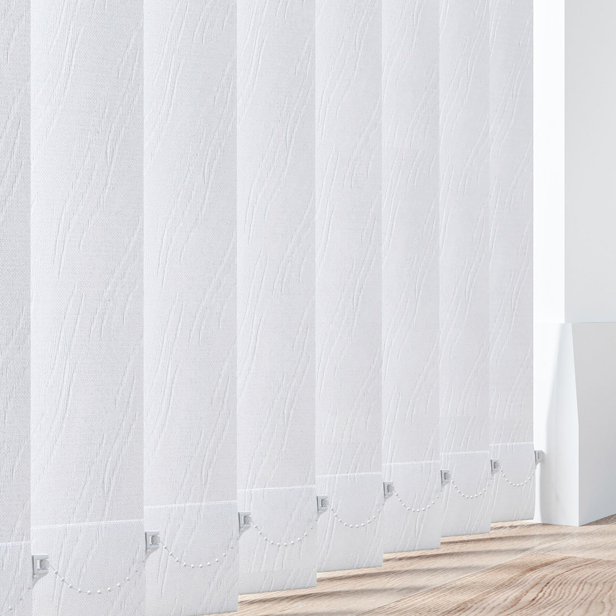 Atlantic White Vertical Blind