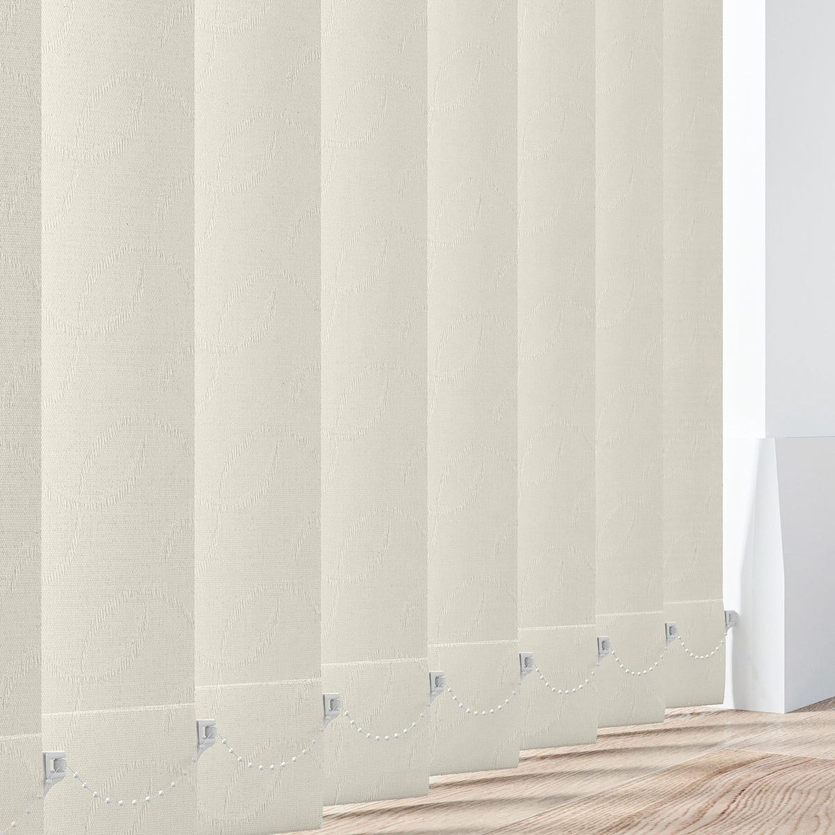 Badar Cream Vertical Blind