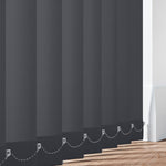 Banlight Duo Fr Charcoal Vertical Replacement Blind Slat