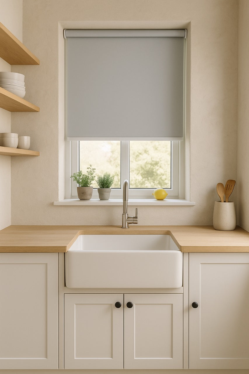 Banlight Duo Fr Silver Roller Blind
