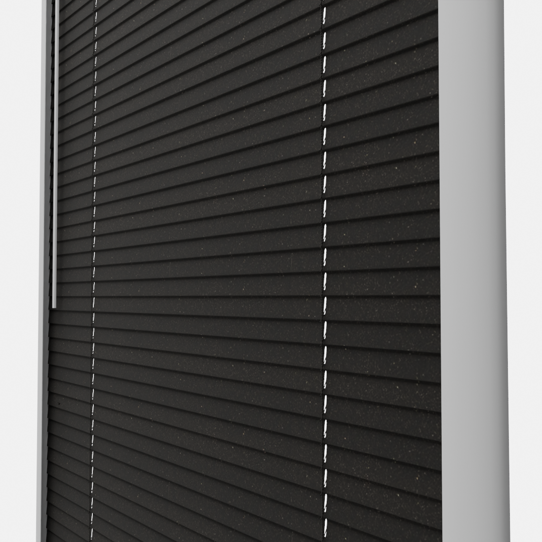 Perfect Fit No Drill Metal Blind - Barely Black - 25mm