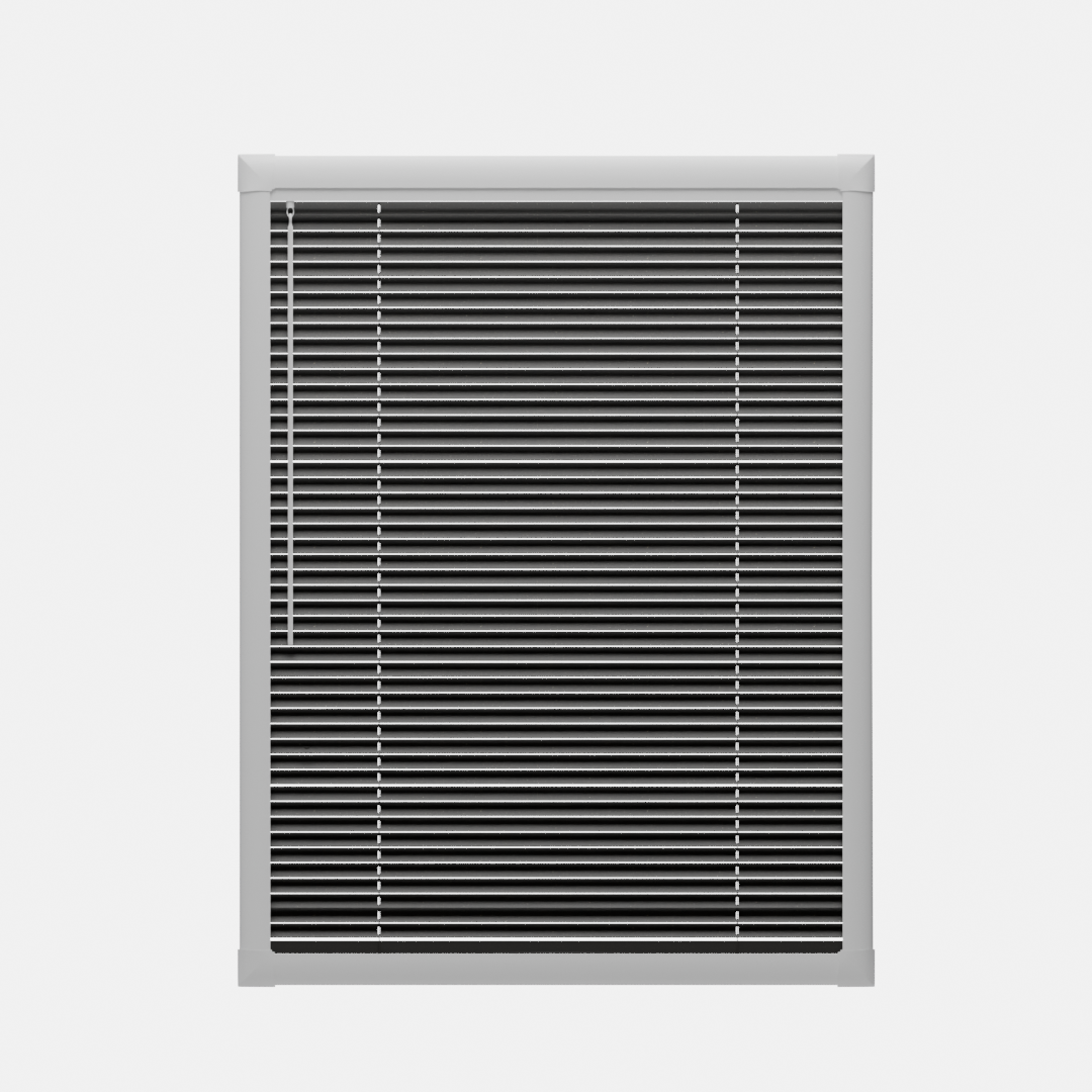 Perfect Fit Metal Blind - Barely Black - 25mm