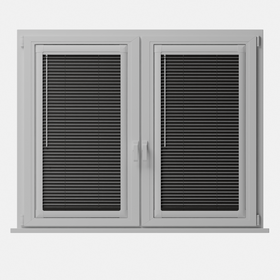 Perfect Fit Metal Blind - Barely Black - 25mm